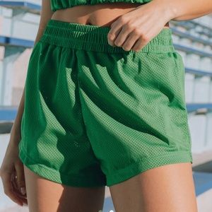Daily Drills M/L Mesh Kelly green shorts